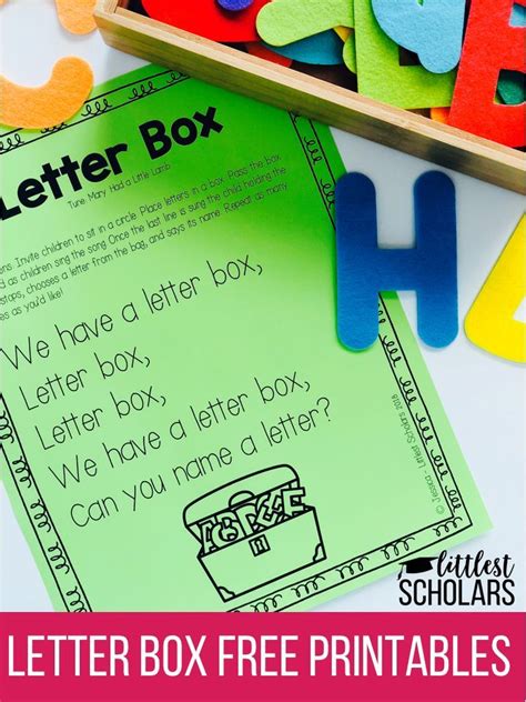 As i've shared in my preschool schedule. Practice Letter Recognition with a Letter Box | Lettering ...