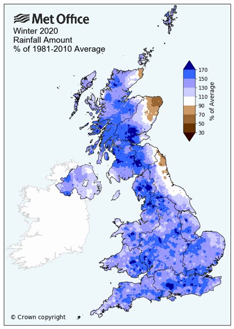 Average Rainfall Map Uk