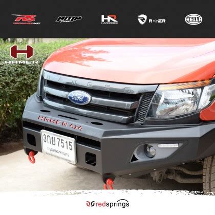 Ford Ranger T Px Sports Series Front Steel Bumper Rs Am