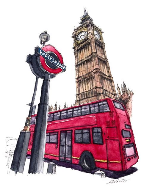 Travelling Drawing And Painting London Painting London Drawing