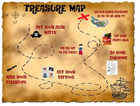 Treasure Map For Kids Party