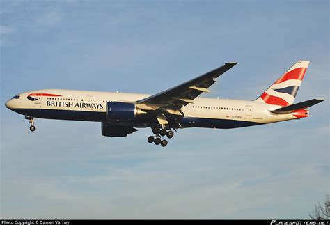 G Ymms British Airways Boeing 777 236er Photo By Darren Varney Id