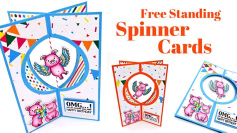 Free Standing Spinner Cards Mixed Up Craft