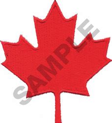 CANADIAN MAPLE LEAF Embroidery Designs, Machine Embroidery Designs at ...