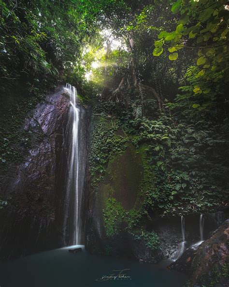 Bangkiang Djaran Waterfall Aka Dedari Waterfall Indonesia