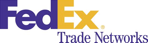 Download Fedex Trade Networks Logo Png Transparent - Fedex Trade png image