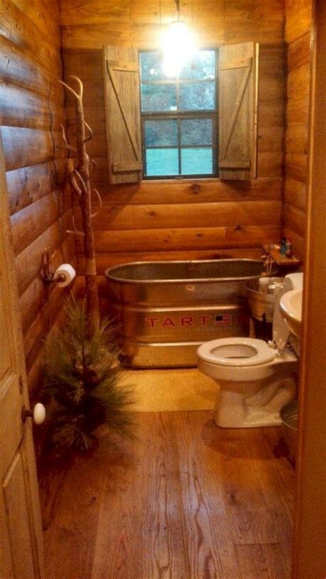 25 awesome cabin style bathrooms collection for best cabin inspiration in 2020 rustic