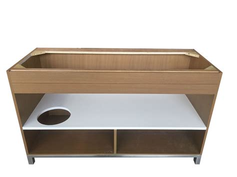 Choose from a wide range of versatile designs in various colours and sizes from some of the best manufacturers in. Metal Base Solid Oak Vanity Units For Bathrooms , Custom ...