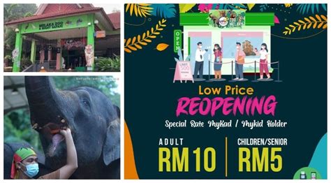 Rm37.50 per pax (13 years old and above) child: Zoo Melaka Tawar Harga 'Durian Runtuh' Sepanjang PKPP ...