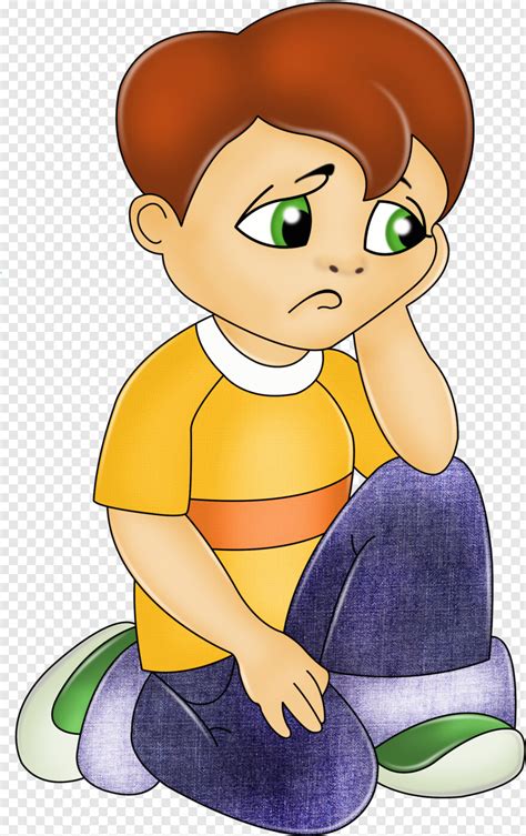 Children Clipart Cartoon Sad Boy Png Transparent Png 1848x2936