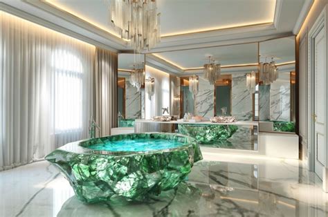 Dubais Xxii Carat Villas Feature Baldis 1 Million Crystal Bathtubs