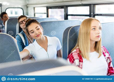 Schoolgirl Bus Telegraph