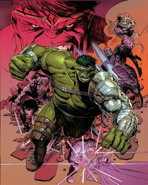 Hulk Dr Bruce Banner Green Scar Persona And The Warbound Art By