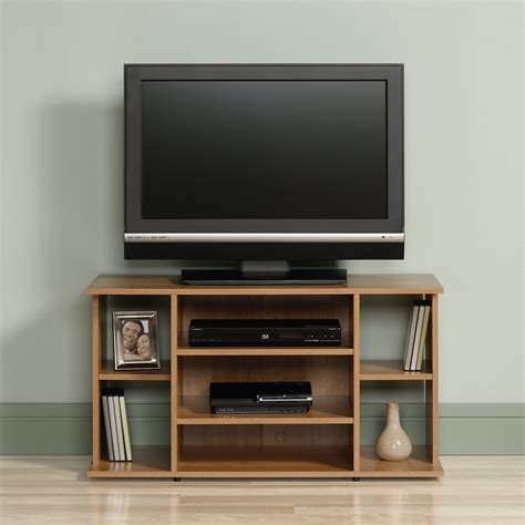 Sauder Beginnings Tv Stand For Tvs Up To 42 Highland Oak Finish