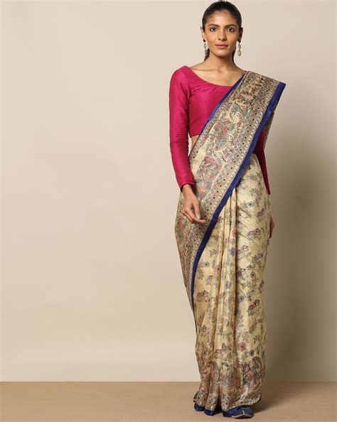 Want To Look Artistic Try Printed Pure Silk Sarees Silk Sarees