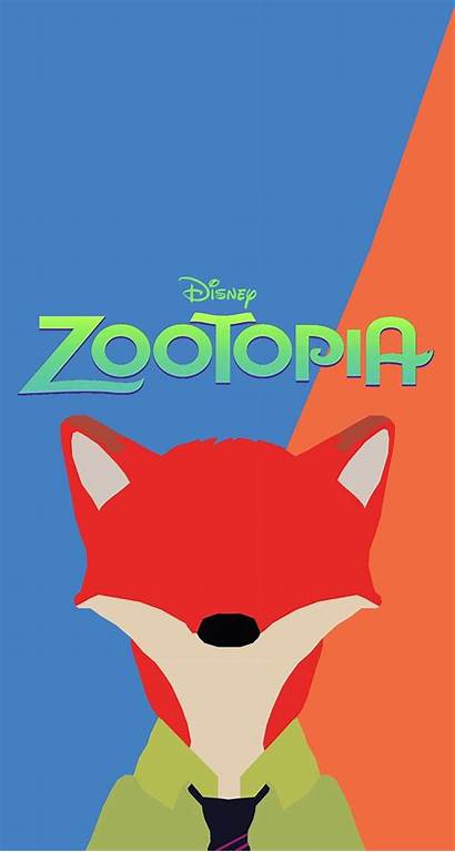 Zootopia Poster Movie Disney Phone Cinema Minimalistisches