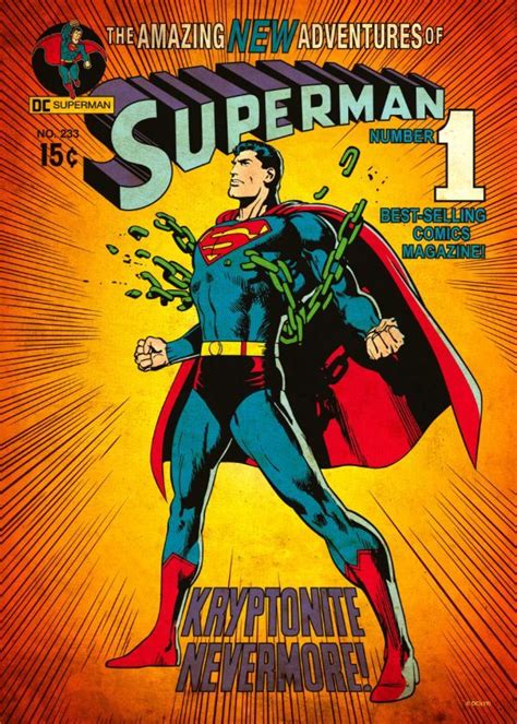 Official Dc Comics Classic Covers Superman 233 By Neil Adams Displate