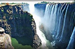 Naturaleza: Cataratas victoria, Rio Zambeze, (frontera entre Zambia y ...