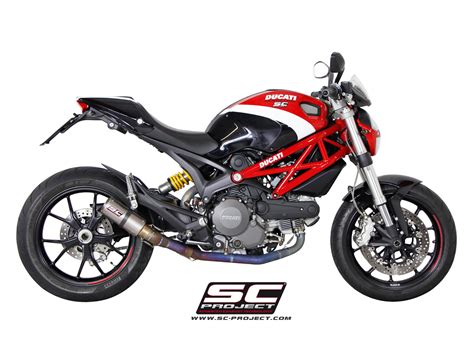 SC Project Exhaust Ducati Monster 796 Full System 2 1 Full Titanium