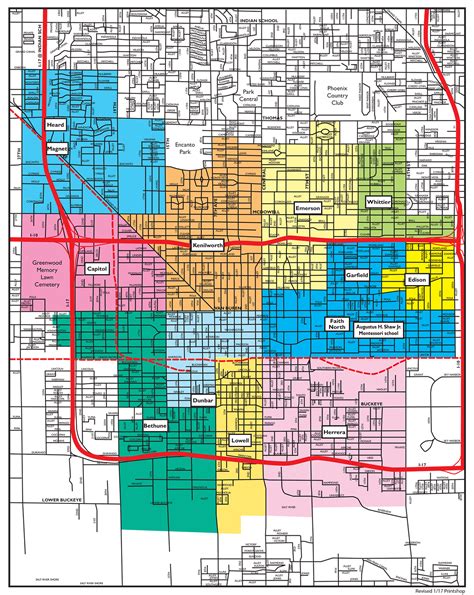 Phoenix Elementary School District 1 Map