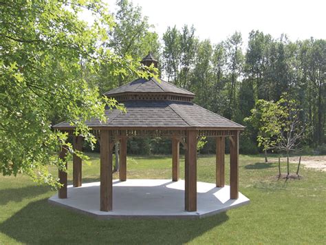 Treated Wood Garden Gazebo Country Lane Lancaster Pa Amish Built