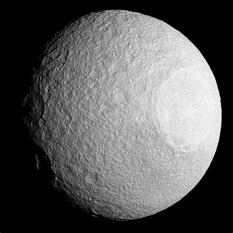 Mysterious Features Observed On Saturns Moon Tethys