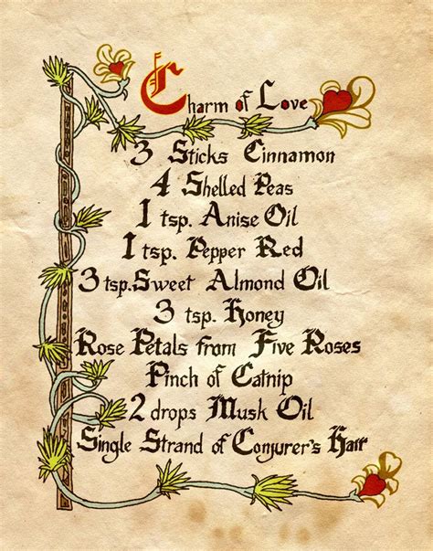 Charm Of Love I By Charmed Bos On Deviantart Charmed Book Of Shadows