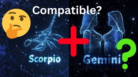 Scorpio Gemini Compatibility 2023 😟 Be Careful 😟 Youtube