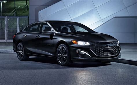 Download Wallpapers 2021 Chevrolet Malibu Front View Exterior Black