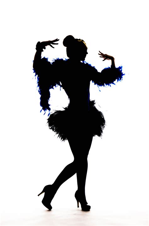 Burlesque Silhouette At Getdrawings Free Download