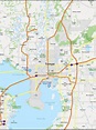 Map of Tampa, Florida - GIS Geography