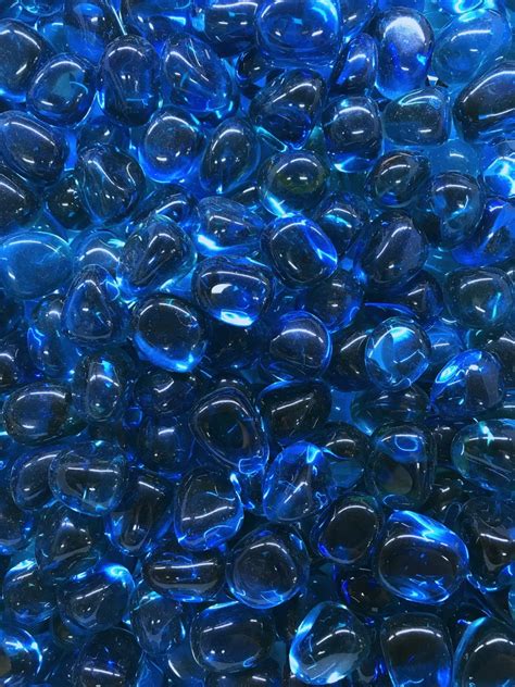 Tumbled Stones Obsidian Blue Dark Tumbled Stones 250g