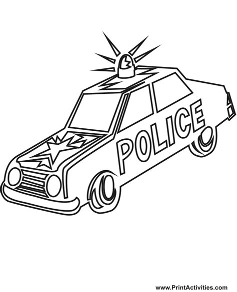 Click on the image you want to color, this will open page displaying large picture you selected. Police car coloring pages to download and print for free
