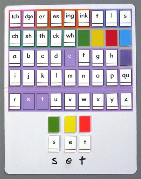 Basic Letter Tile Set Phonics Instruction Lettering Magnetic Letters