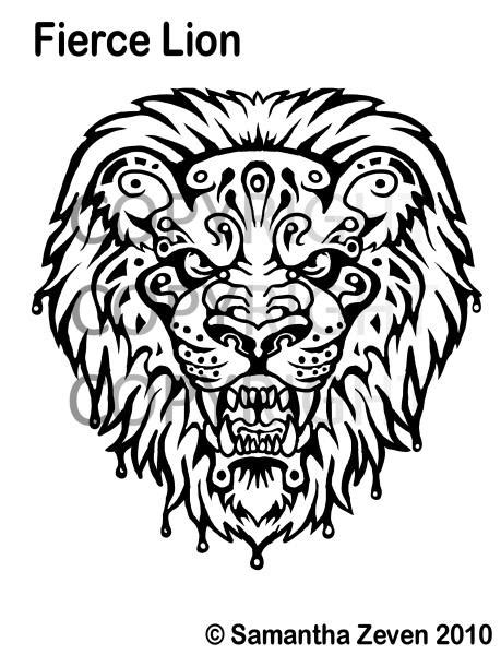 Fierce Lion Tattoo Design By The Monstrum On Deviantart