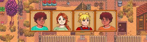 lunakatt s dcburger style portraits for life cycle npcs at stardew valley nexus mods and community
