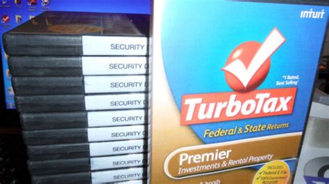 2012 TurboTax Premier Federal State Investment Rental Turbo Tax