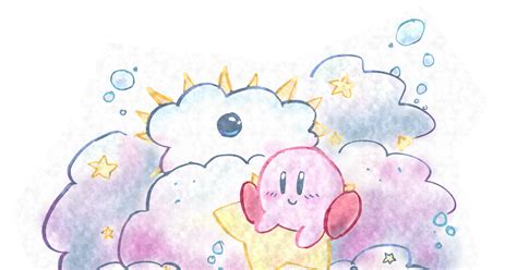 Kirby Kracko Bubbly Clouds April 4th 2016 Pixiv