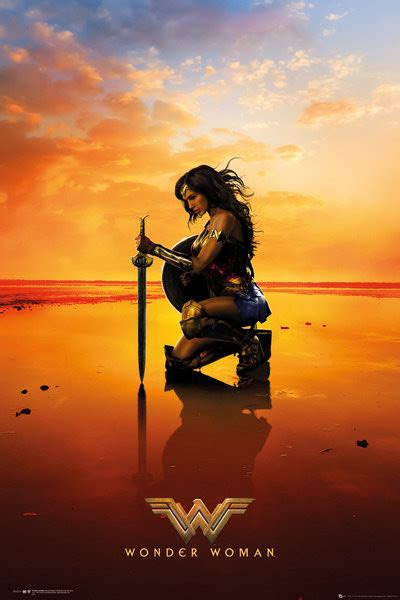 Wonder Woman Kneel P Ster L Mina Compra En Posters Es