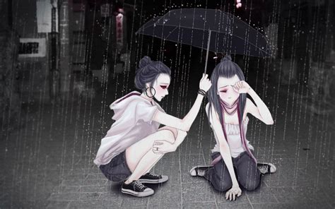Sad Anime Girl Aesthetic Wallpapers Wallpaper Cave A