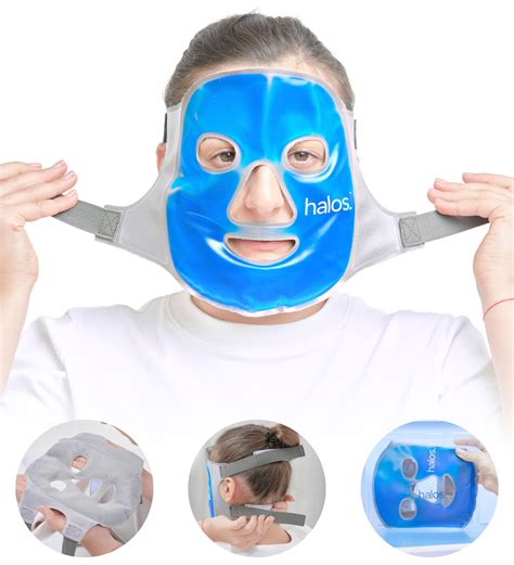 Buy Cooling Face Halo Hot Or Cold Face Ice Pack For Depuffing