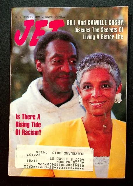 Vintage Jet Magazine October 2 1989 Bill Cosby Camille Racism Black