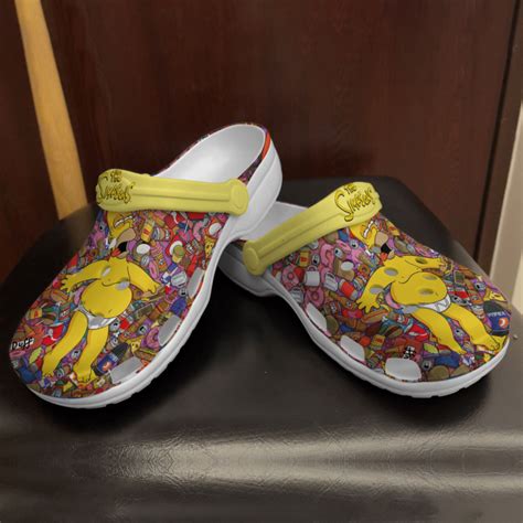 The Simpsons Fast Food Crocs Crocband Clogs Comfy Footwear Emprintstop