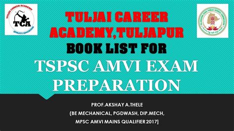 Tspsc Amvi Book List For Assistant Motor Vehicle Examination For