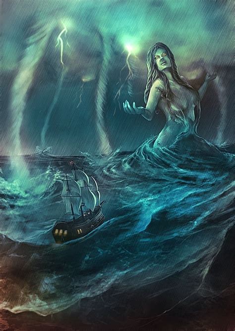 Rán Is The Sea Goddess In Norse Mythology Goddess Of The Sea