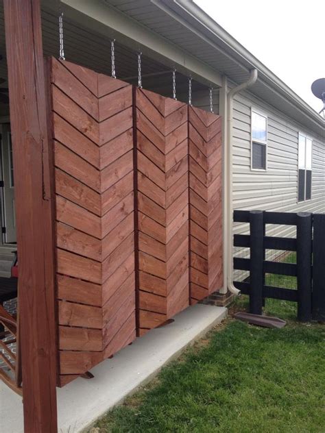 Cool Privacy Fence Wooden Design For Backyard 6