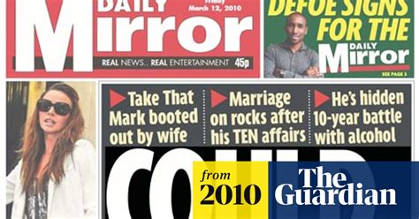Abcs Daily Mirror Down 6 Year On Year Abcs The Guardian