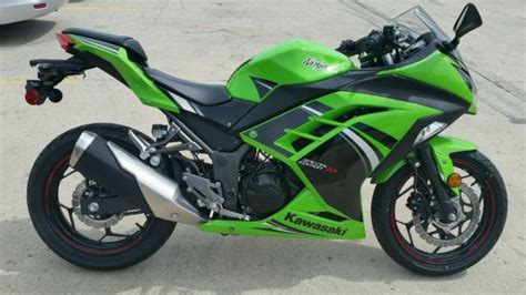 2014 Kawasaki Ninja 300 Se Abs Light Weight 6 Speed Sportbike Blackgreen