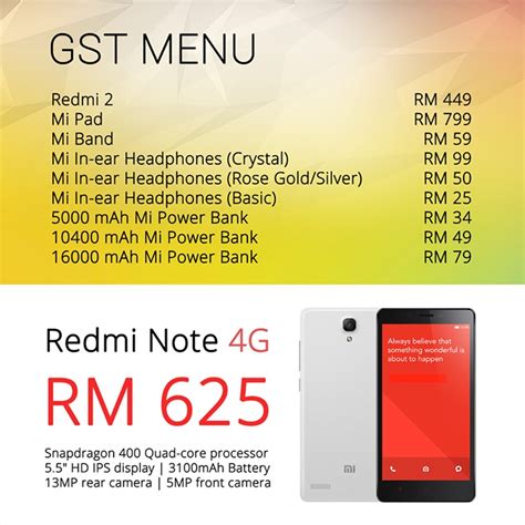 Box sealed with global version + ein (era international network) sticker. Xiaomi Malaysia to Only Raise Price of Redmi Note 4G After ...