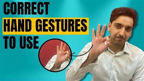 3 Simple Hand Gestures That You Can Use While Giving A Speech Youtube